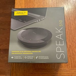 Jabra Bluetooth speaker, like new. Used once.